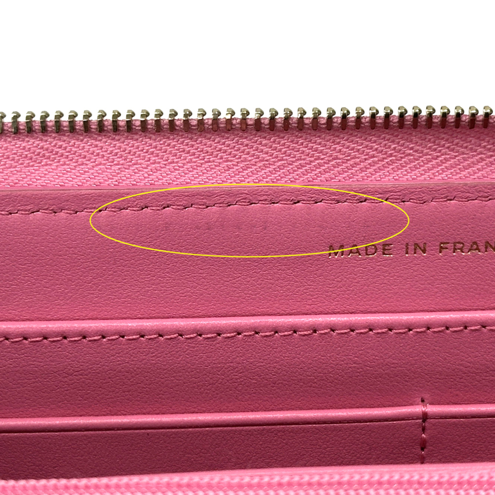 CHANEL Authentic Pink Caviar Leather Wallet - Picture 12 of 12